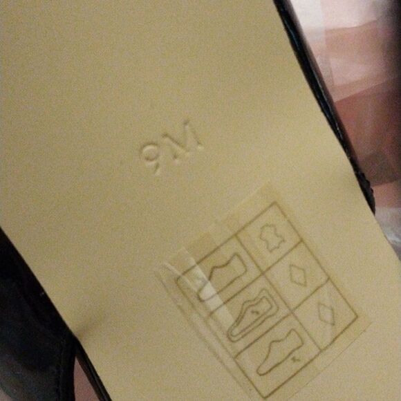 Footcandy Black Patent Peep Toe Pump - Picture 6 of 11